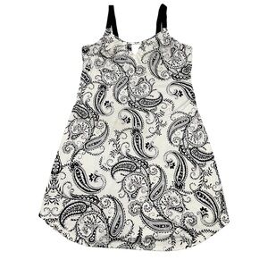 Apt. 9 Intimates Black and White Paisley Chemise Nightgown women’s size S